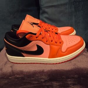 Women's Air Jordan 1 Low SE 'Rush Orange and Black'